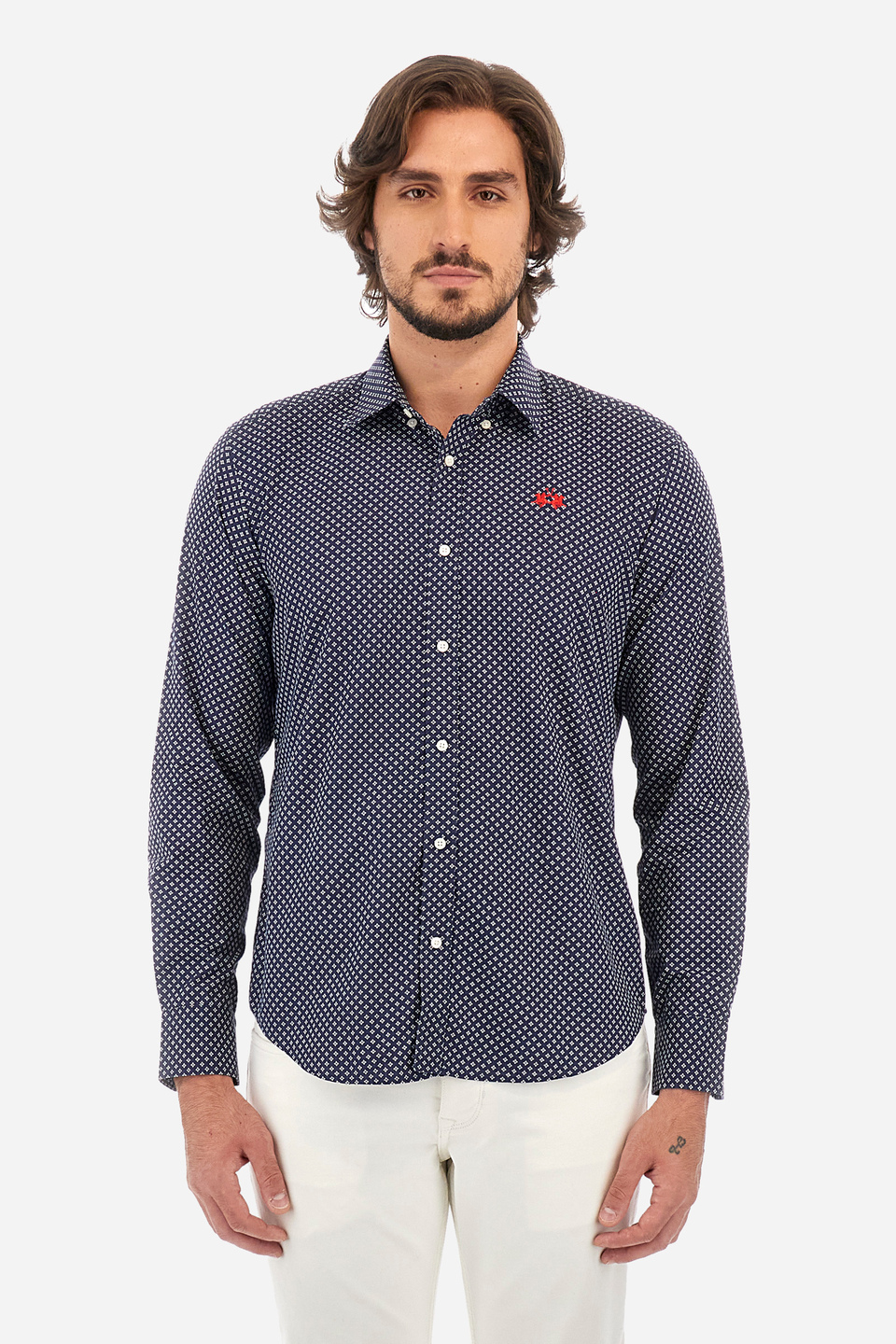 Man shirt in regular fit - Rodolfo | La Martina - Official Online Shop