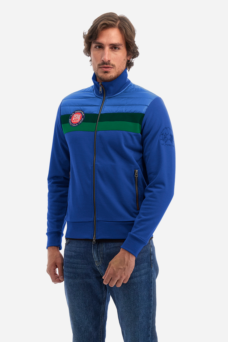 Man regular fit sweatshirt - Wes | La Martina - Official Online Shop