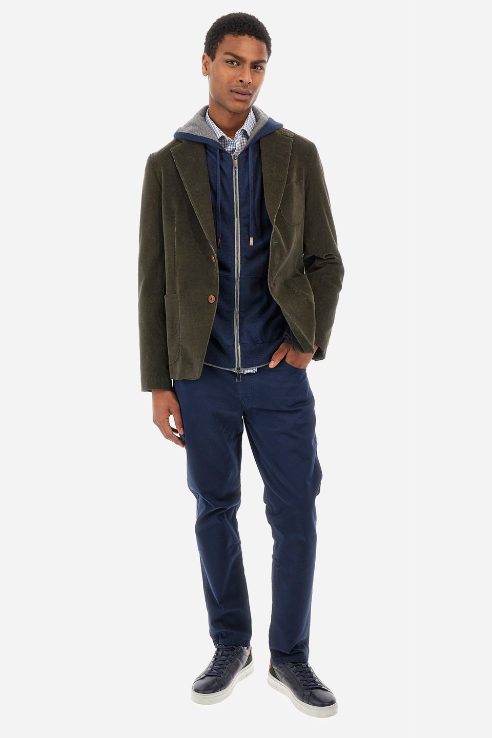 Man regular fit jacket - Wharton | La Martina - Official Online Shop