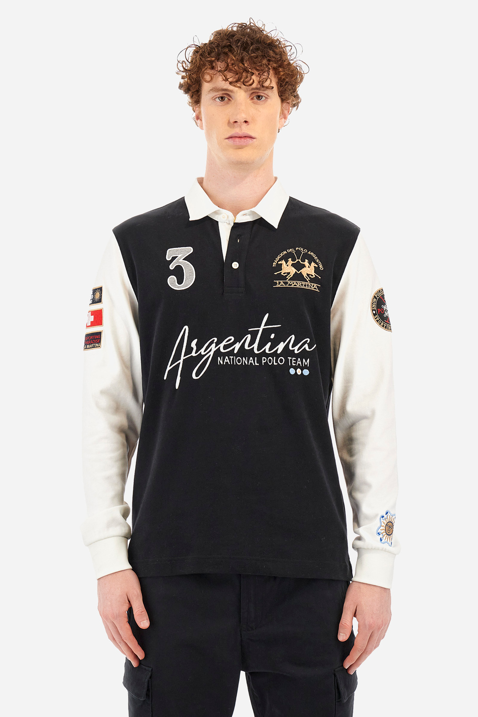 Man polo shirt in regular fit - Waite | La Martina - Official Online Shop