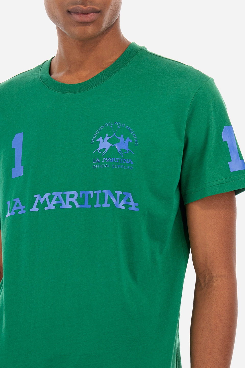 Man T-shirt in regular fit - Reichard | La Martina - Official Online Shop