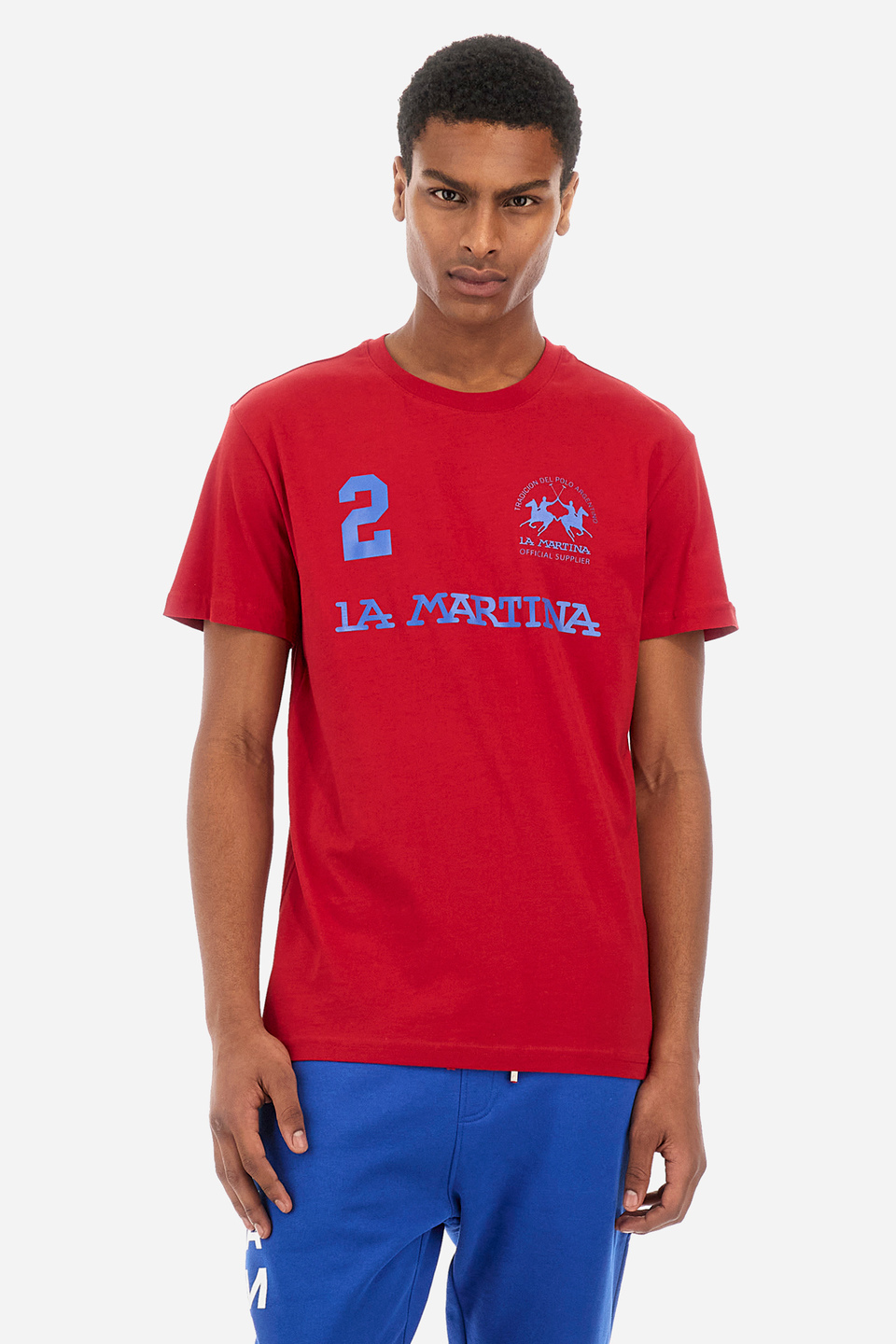 Man T-shirt in regular fit - Reichard | La Martina - Official Online Shop