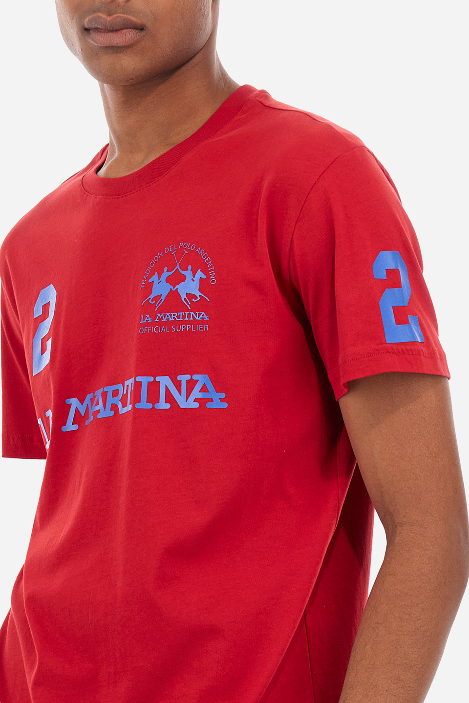 Herren -T -Shirt regular fit - Reichard | La Martina - Official Online Shop