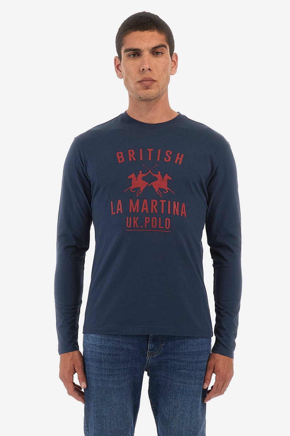 Herren -T -Shirt regular fit - Willson | La Martina - Official Online Shop