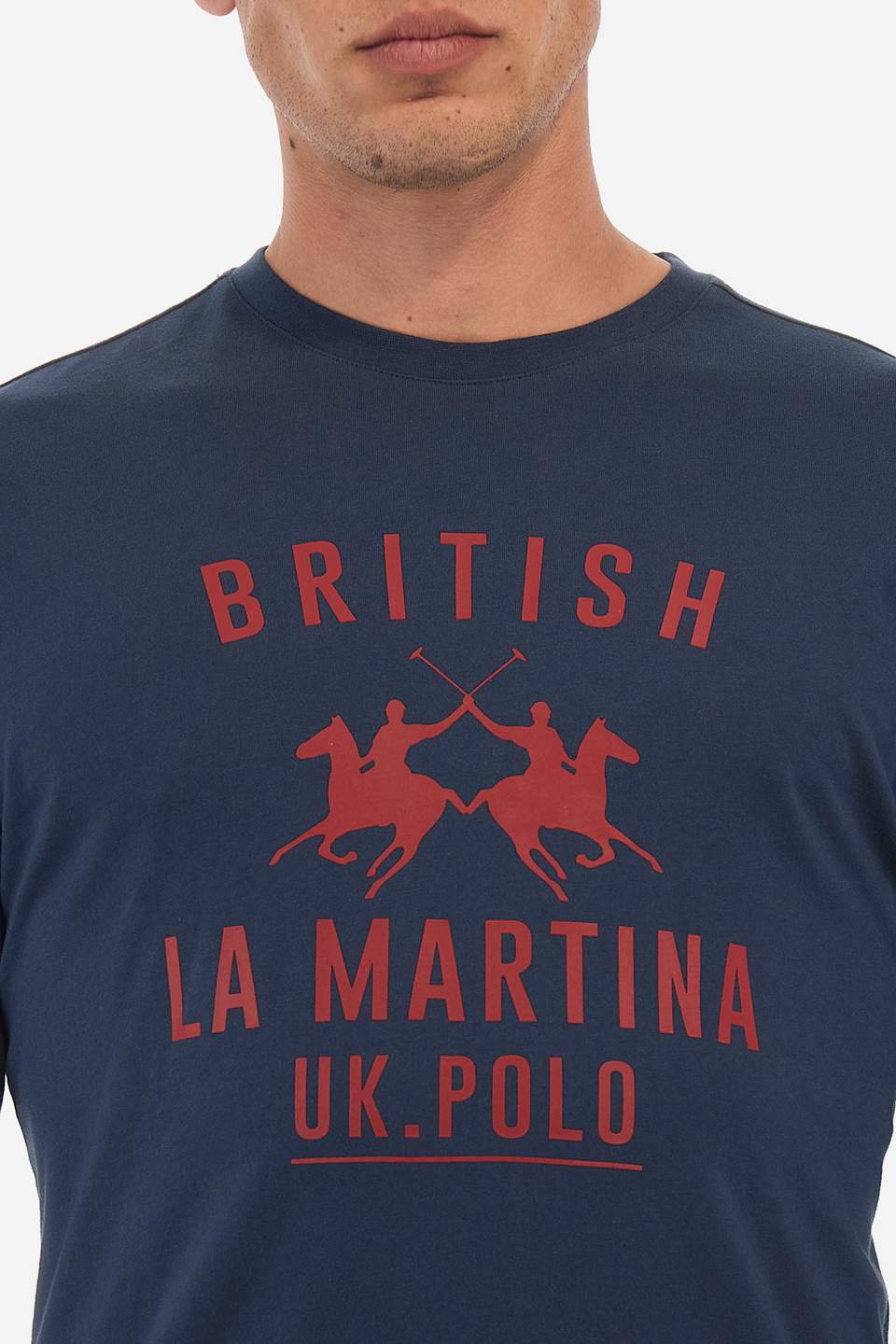 Herren -T -Shirt regular fit - Willson | La Martina - Official Online Shop