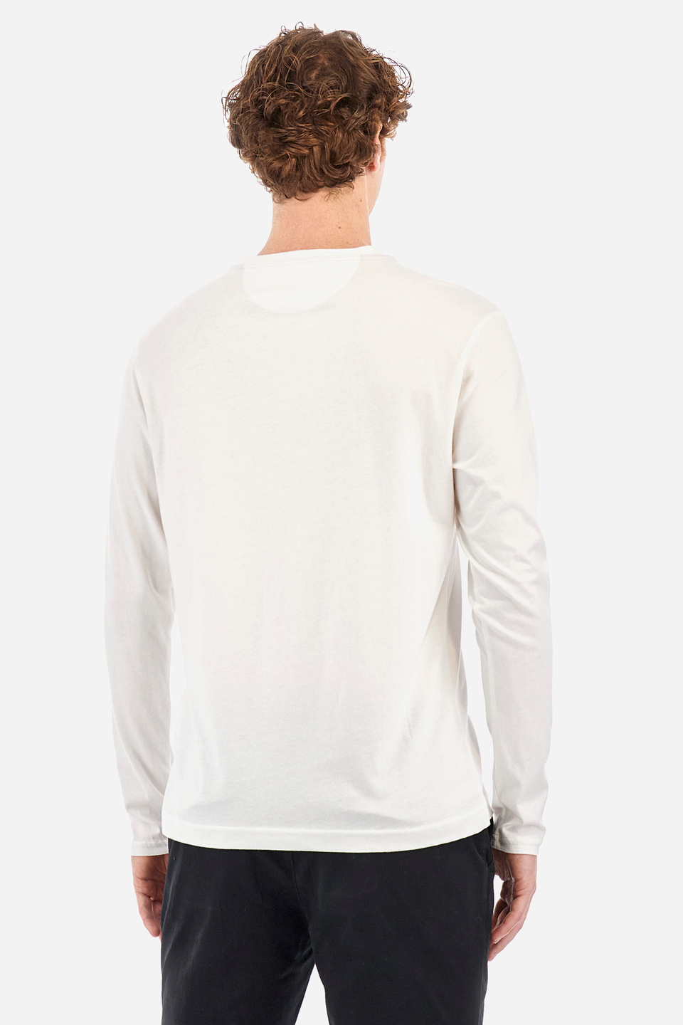 Man T-shirt in regular fit - Wolfram Off White La Martina | Shop Online