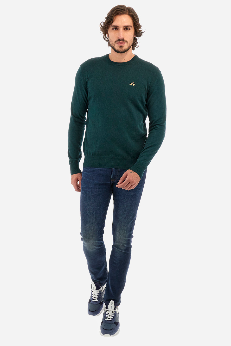 Sweater hombre de corte recto - Wilmar | La Martina - Official Online Shop