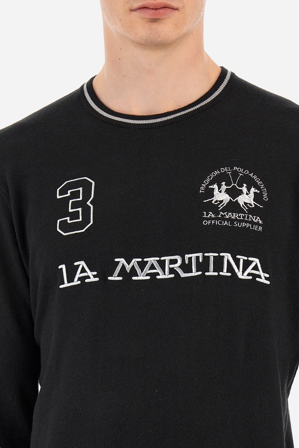 Sweater hombre de corte recto - Quittances | La Martina - Official Online Shop