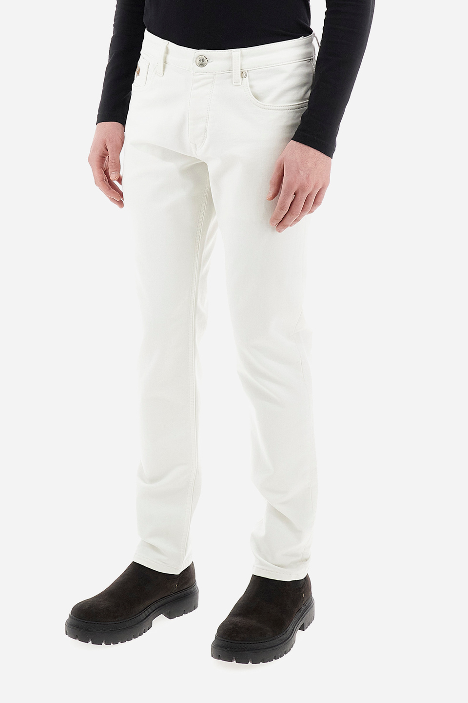 Man trousers in tapered fit - Waldi | La Martina - Official Online Shop