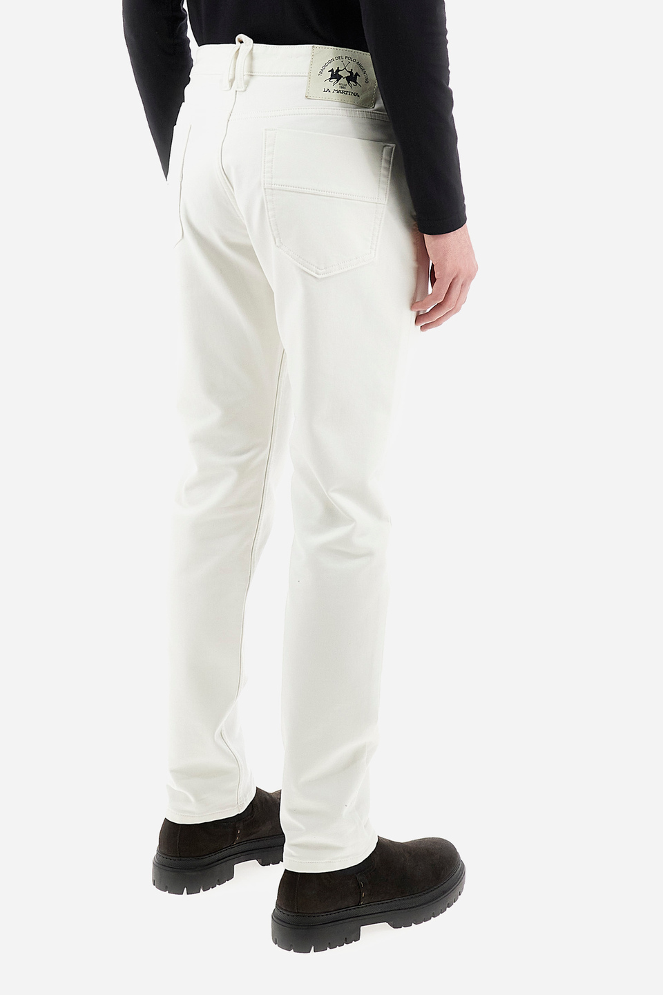 Man trousers in tapered fit - Waldi | La Martina - Official Online Shop