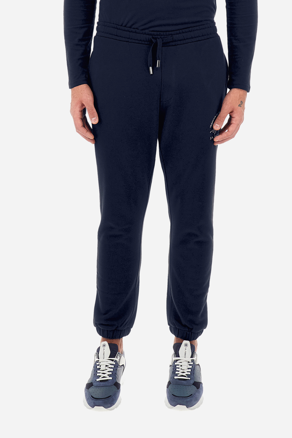 Pantalones de jogging hombre corte recto - Wallas | La Martina - Official Online Shop
