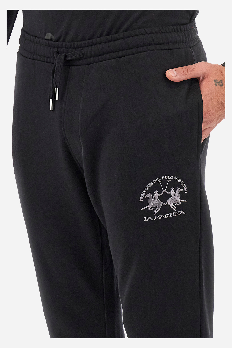 Pantalones de jogging hombre corte recto - Wallas | La Martina - Official Online Shop