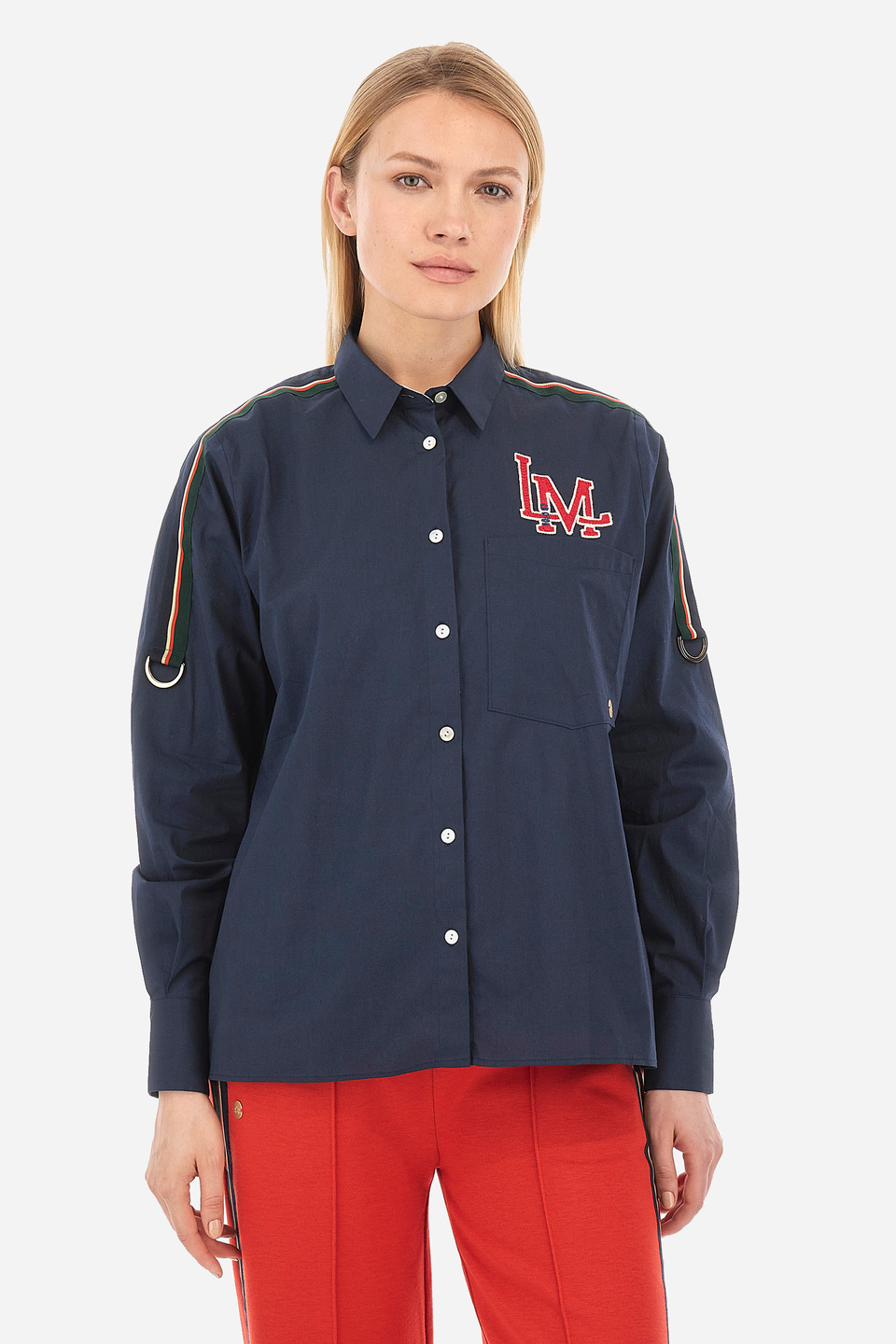 Women's shirt in a regular fit - Wava Navy La Martina | Shop Online