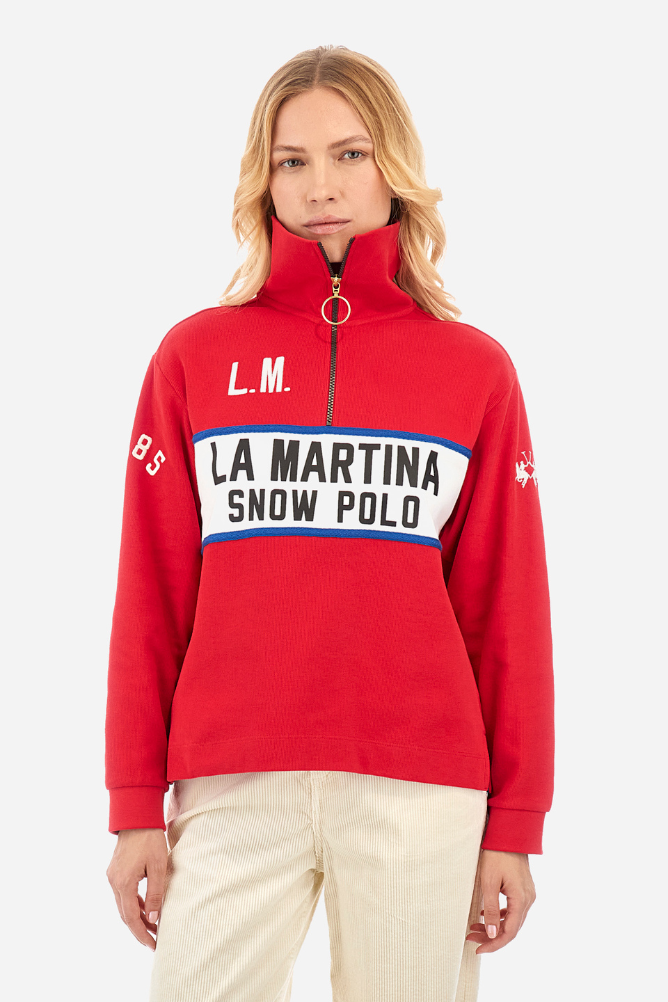 Woman sweatshirt in regular fit - Weylin | La Martina - Official Online Shop