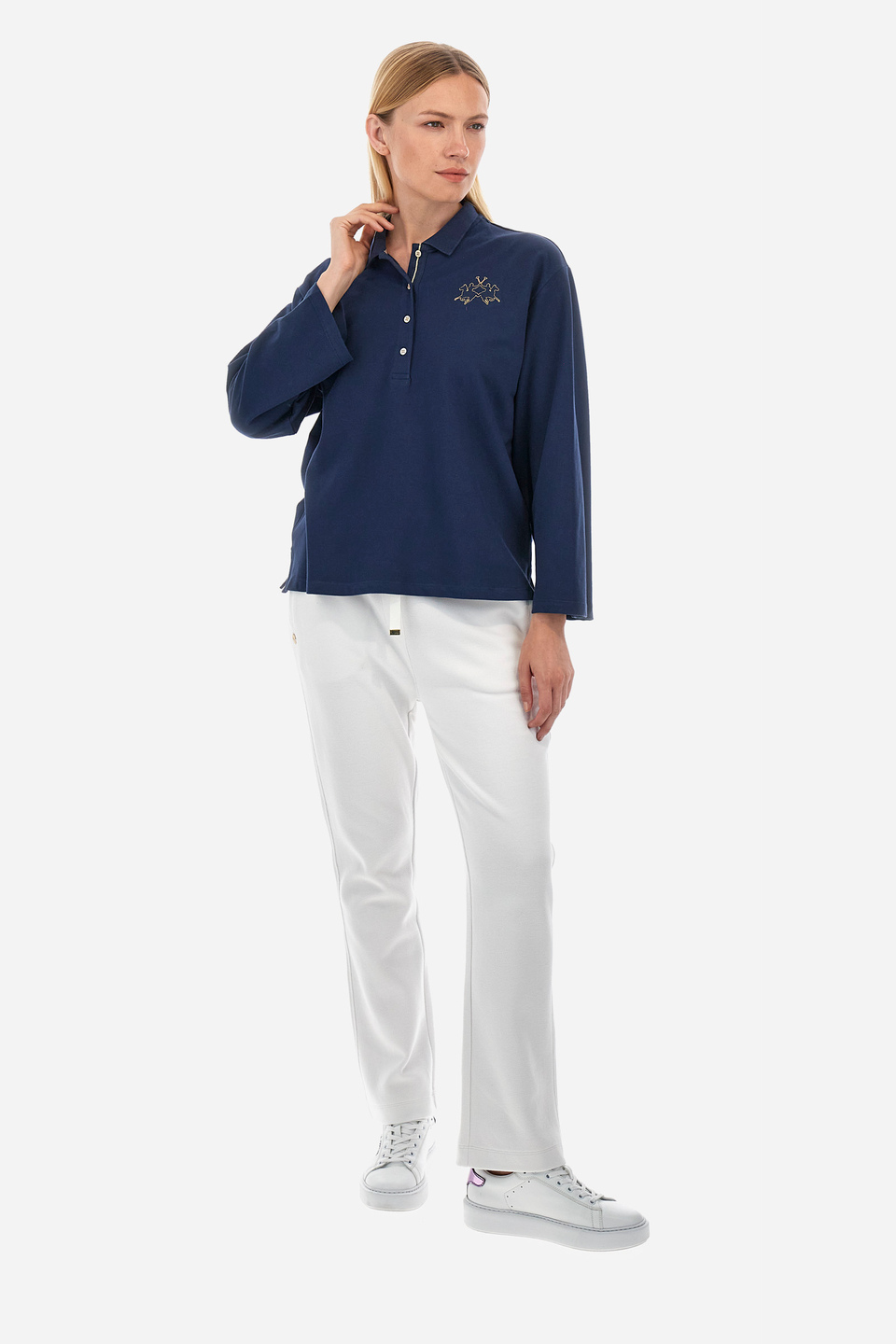 Woman polo shirt in regular fit - Welch | La Martina - Official Online Shop