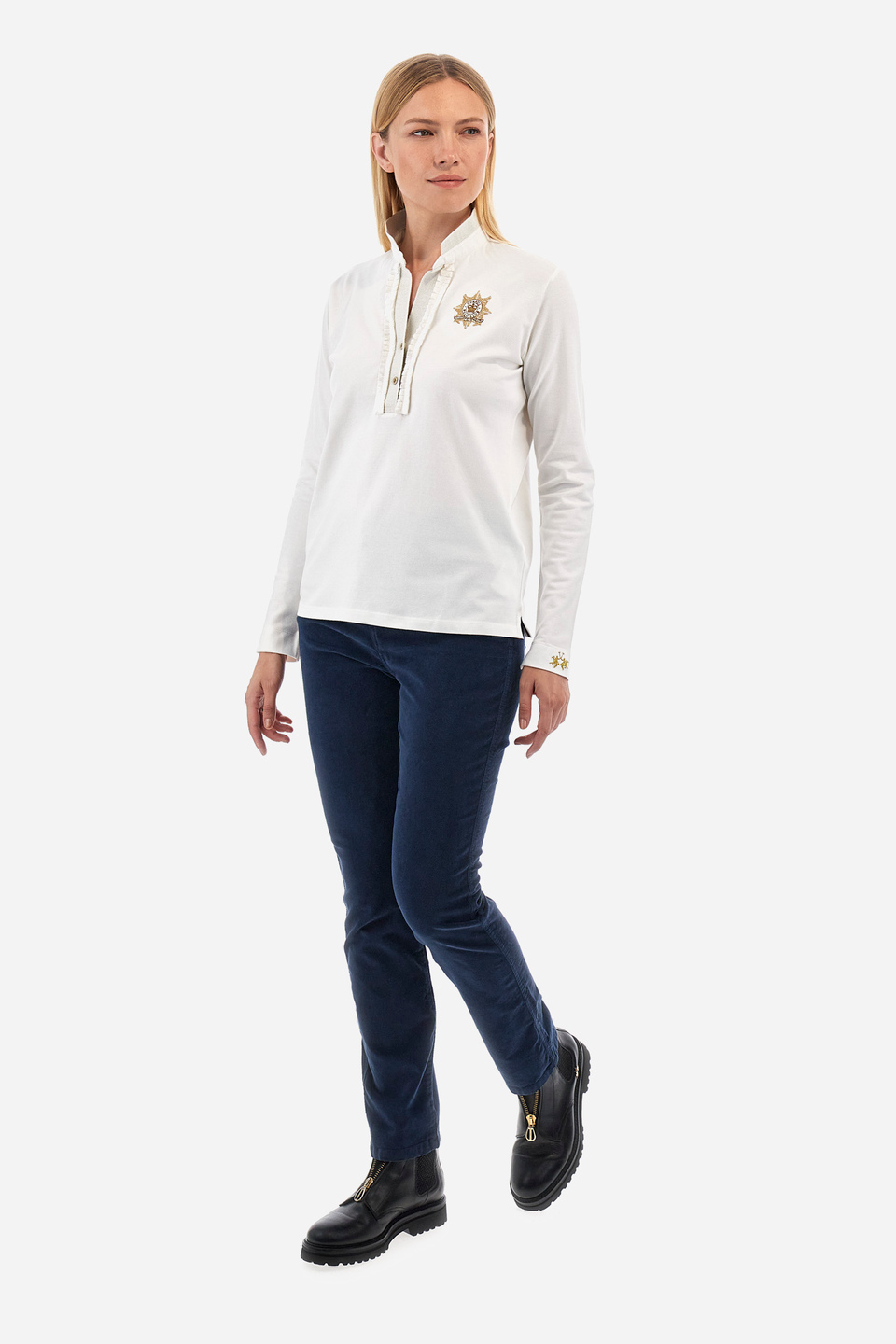 Damen -Poloshirt regular fit - Warna | La Martina - Official Online Shop
