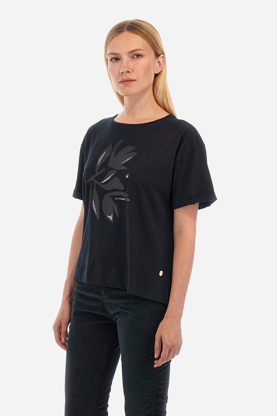 Damen -T -Shirt regular fit - Welda | La Martina - Official Online Shop