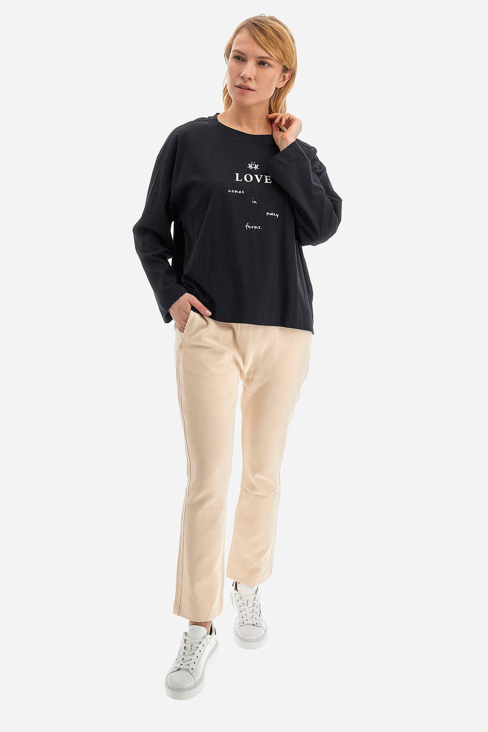 Tee-shirt femme coupe classique - Wardine | La Martina - Official Online Shop
