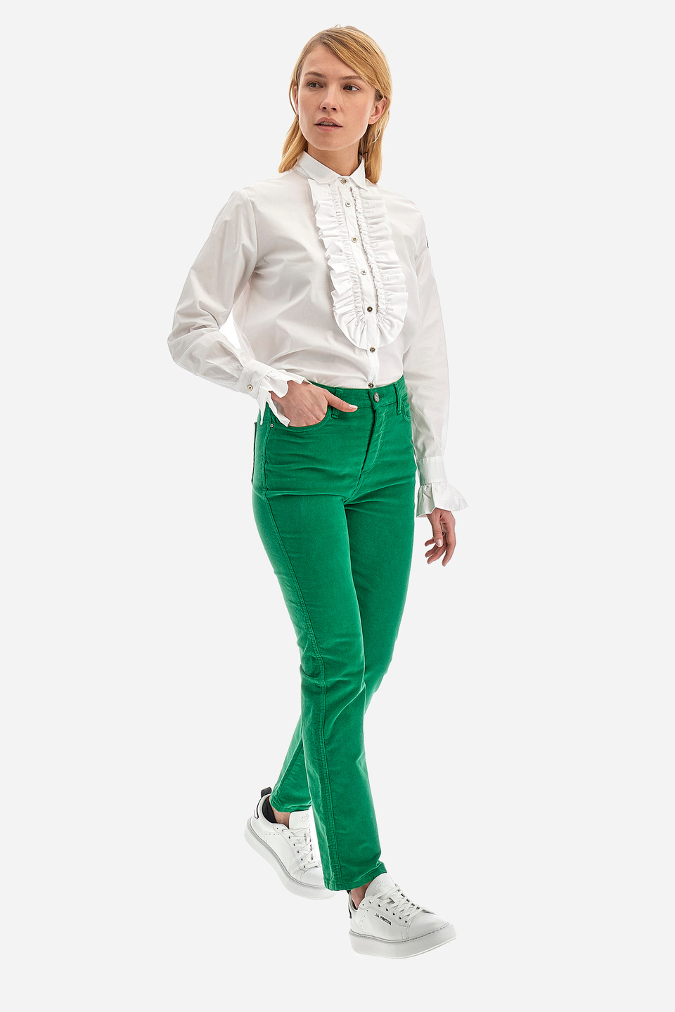 Woman trousers in regular fit - Wayte | La Martina - Official Online Shop