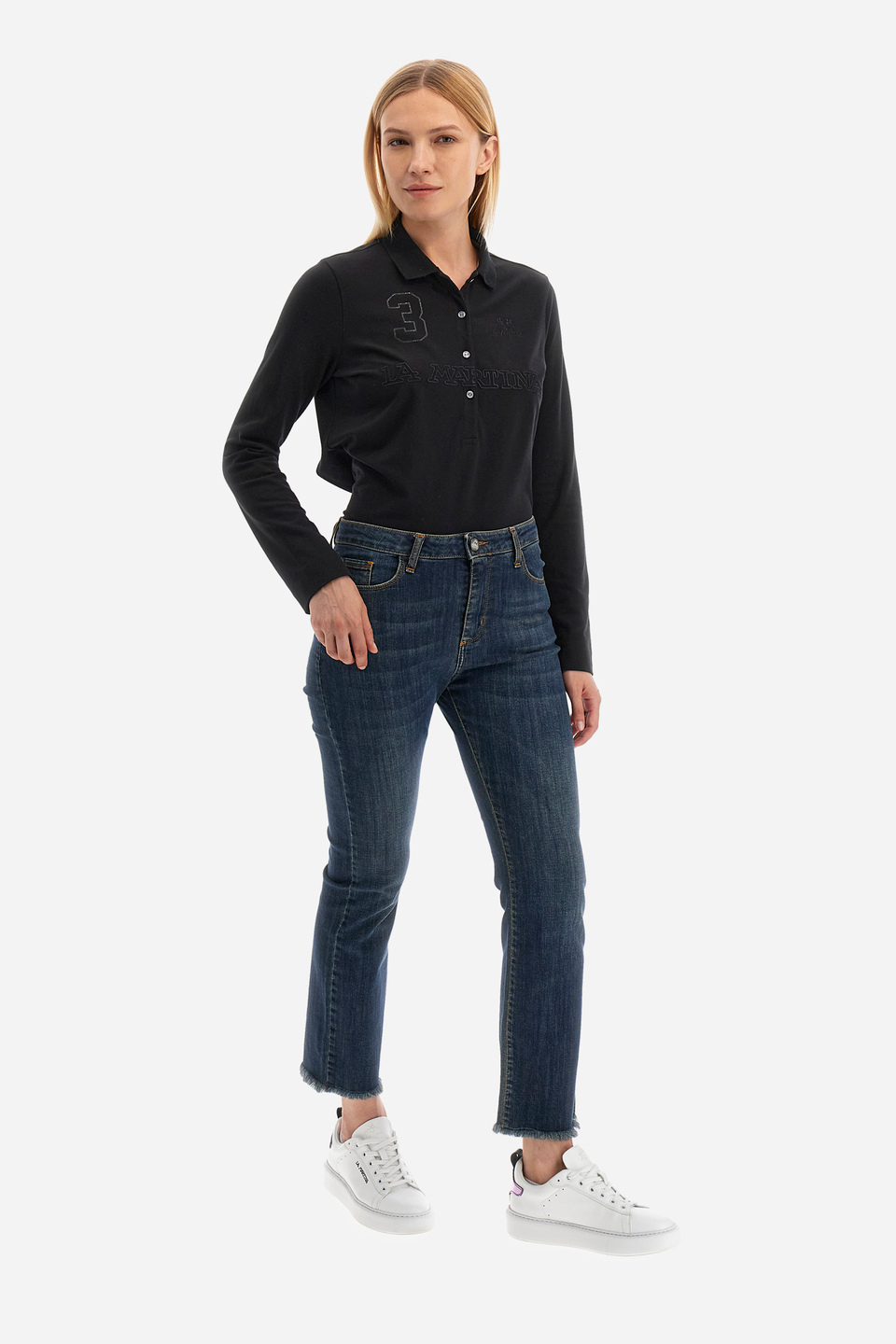 Woman jeans in regular fit - Wendelle | La Martina - Official Online Shop