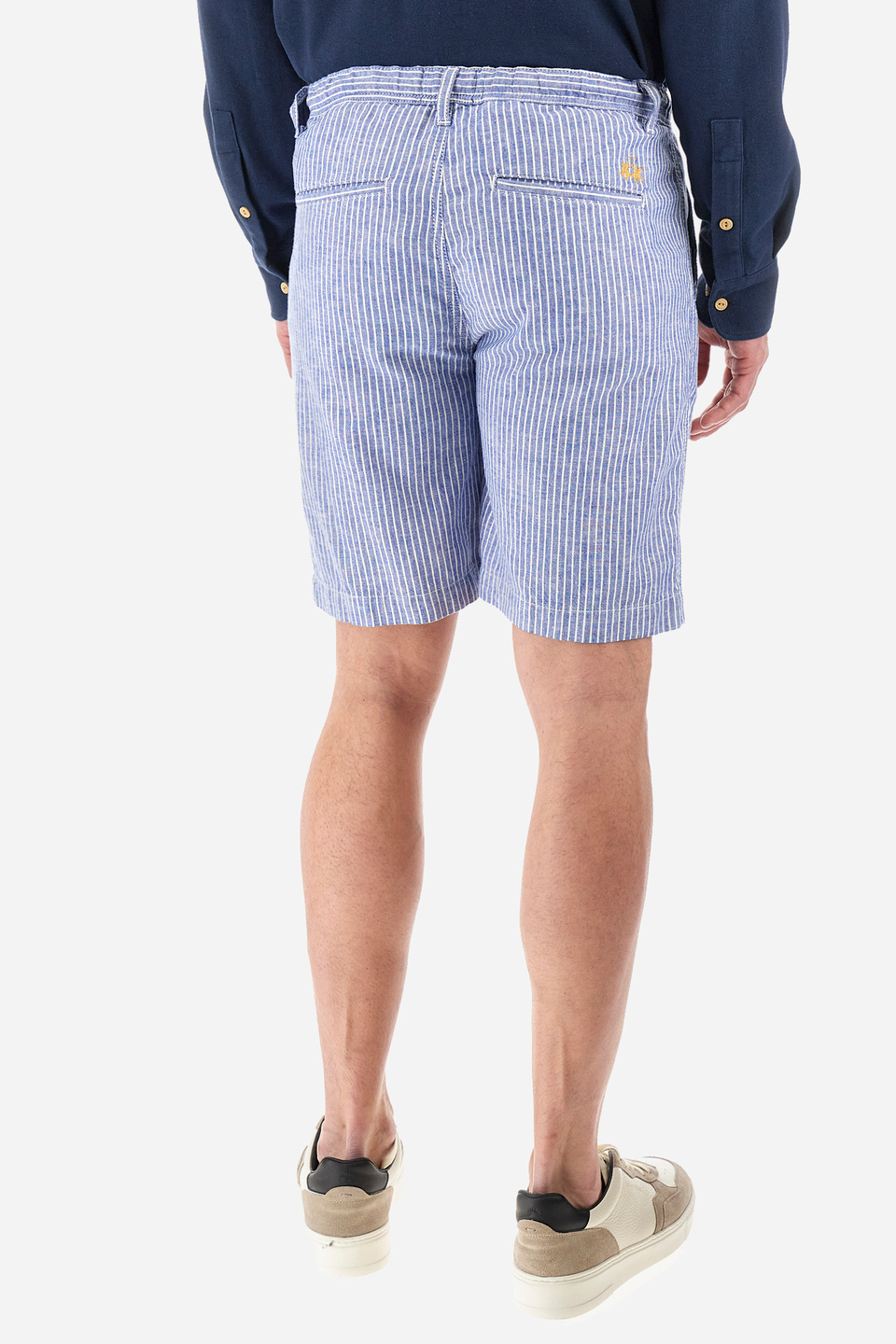 Regular-fit chino Bermudas in cotton - Young | La Martina - Official Online Shop