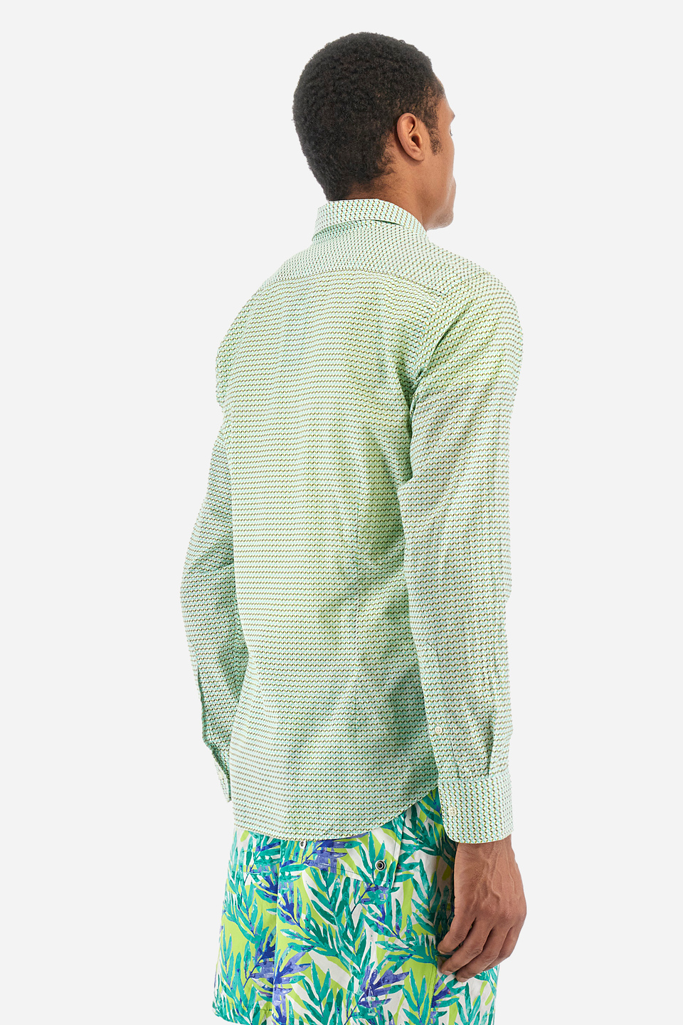 Hemd mit geometrischem Muster aus Baumwolle - Innocent | La Martina - Official Online Shop
