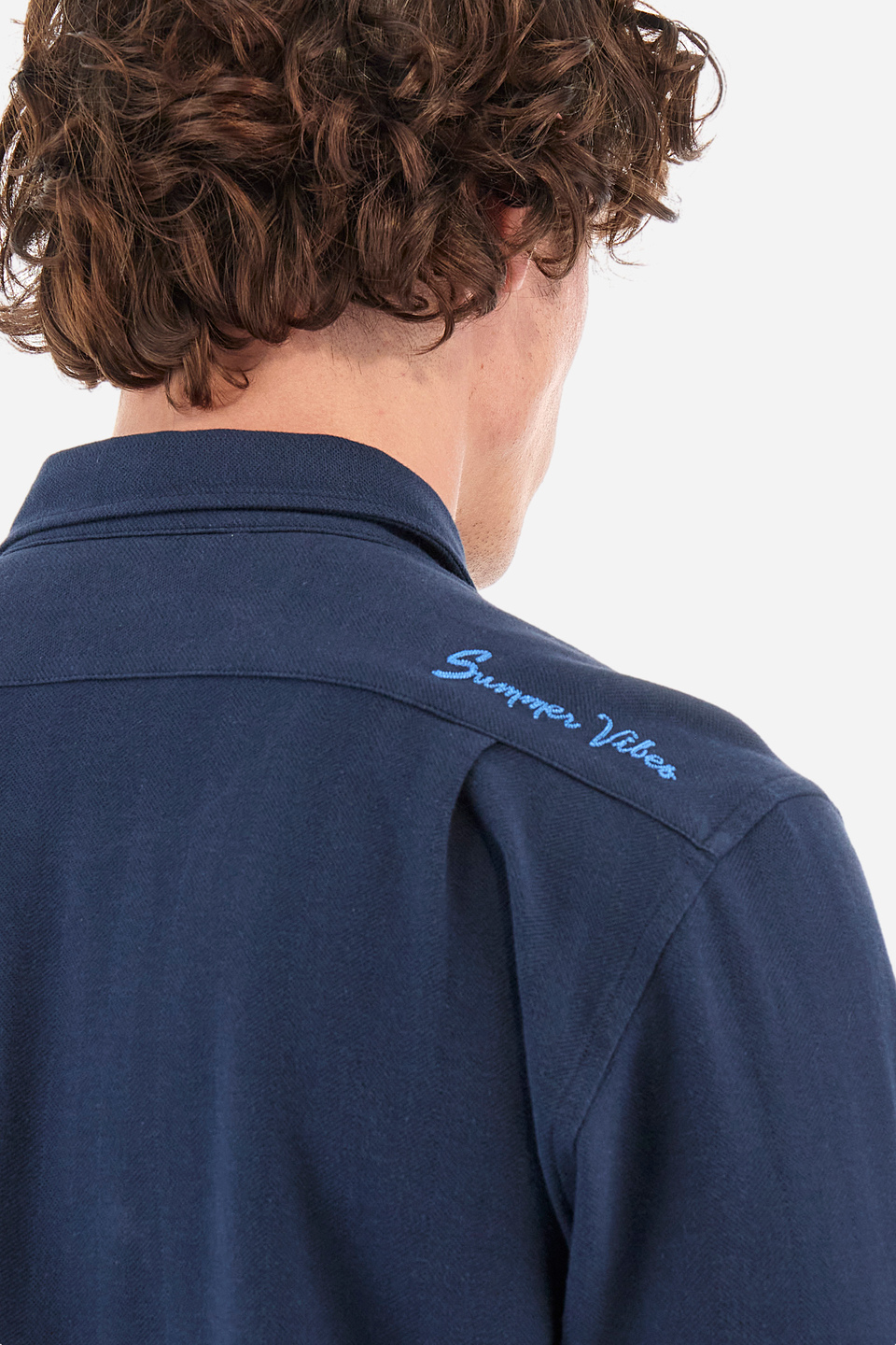 Chemise coupe classique en jersey de coton - Innocent | La Martina - Official Online Shop