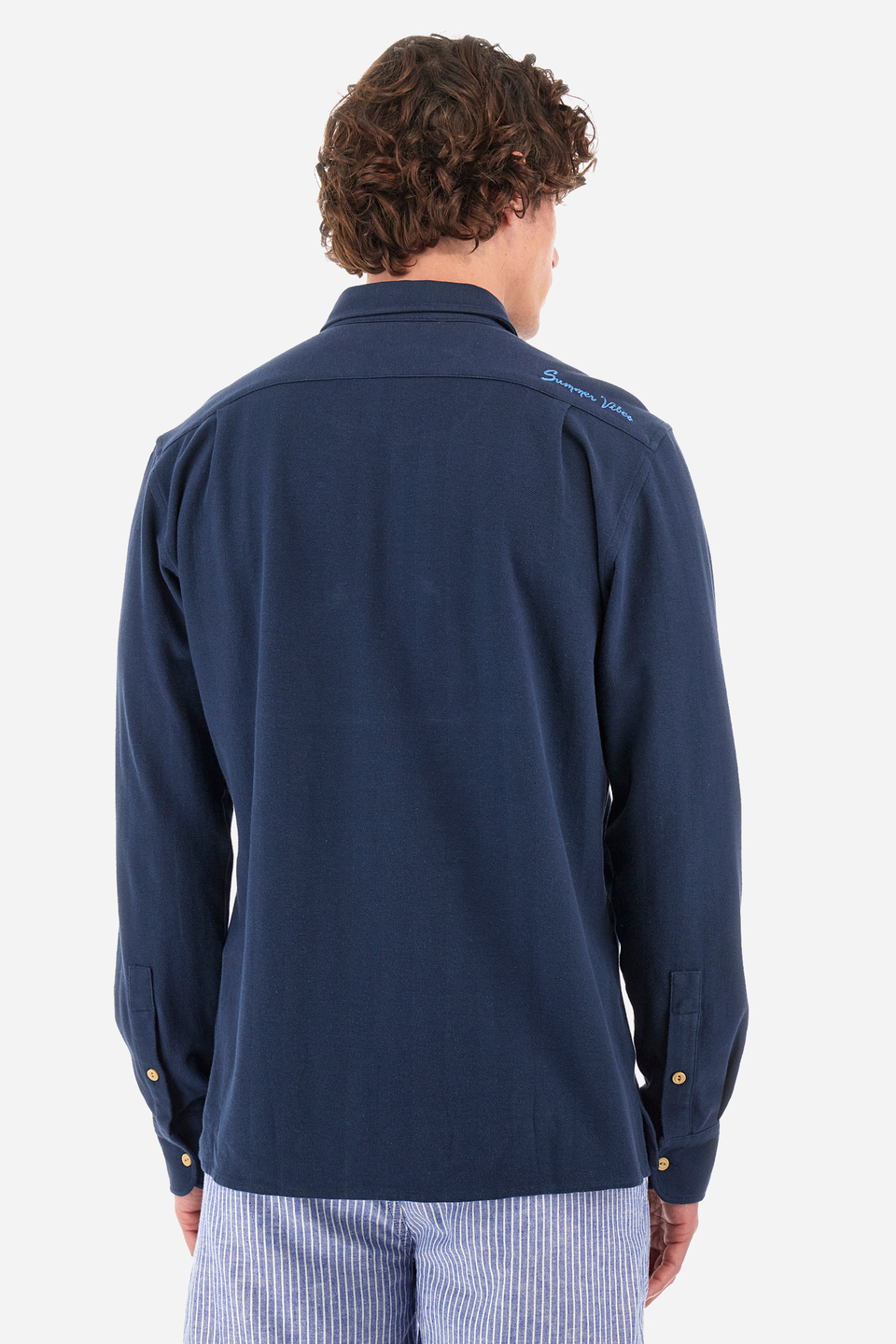 Camisa de corte recto en jersey de algodón - Innocent | La Martina - Official Online Shop