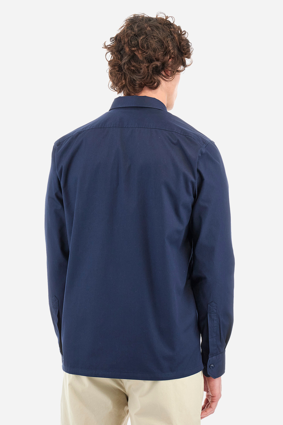 Camisa de algodón de corte cómodo - Yoshifumi | La Martina - Official Online Shop