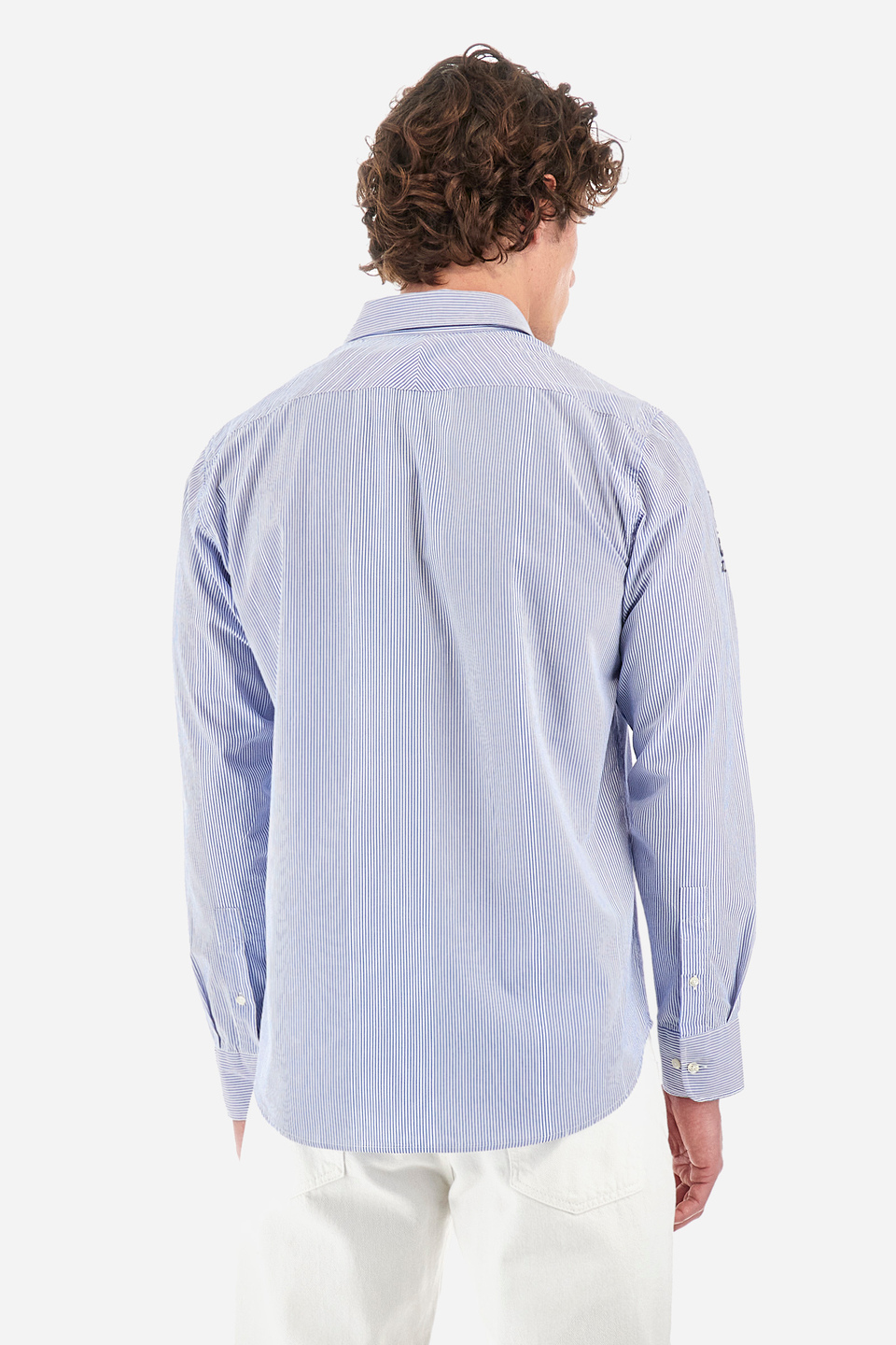 Camisa de poplín con estampado de rayas - Innocent | La Martina - Official Online Shop