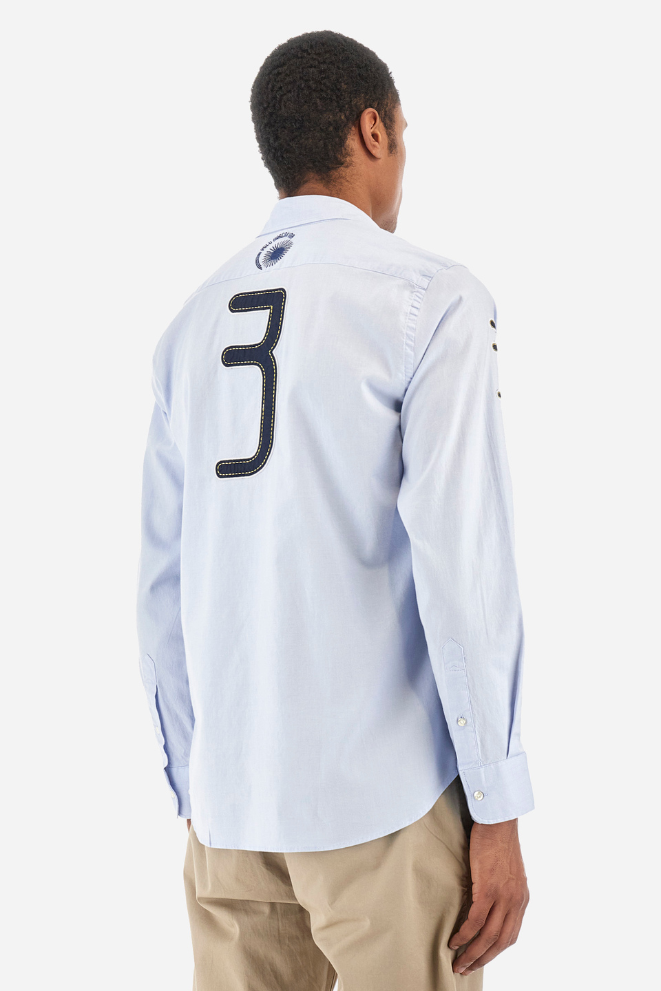 Camisa de algodón de corte cómodo - Yishmael | La Martina - Official Online Shop