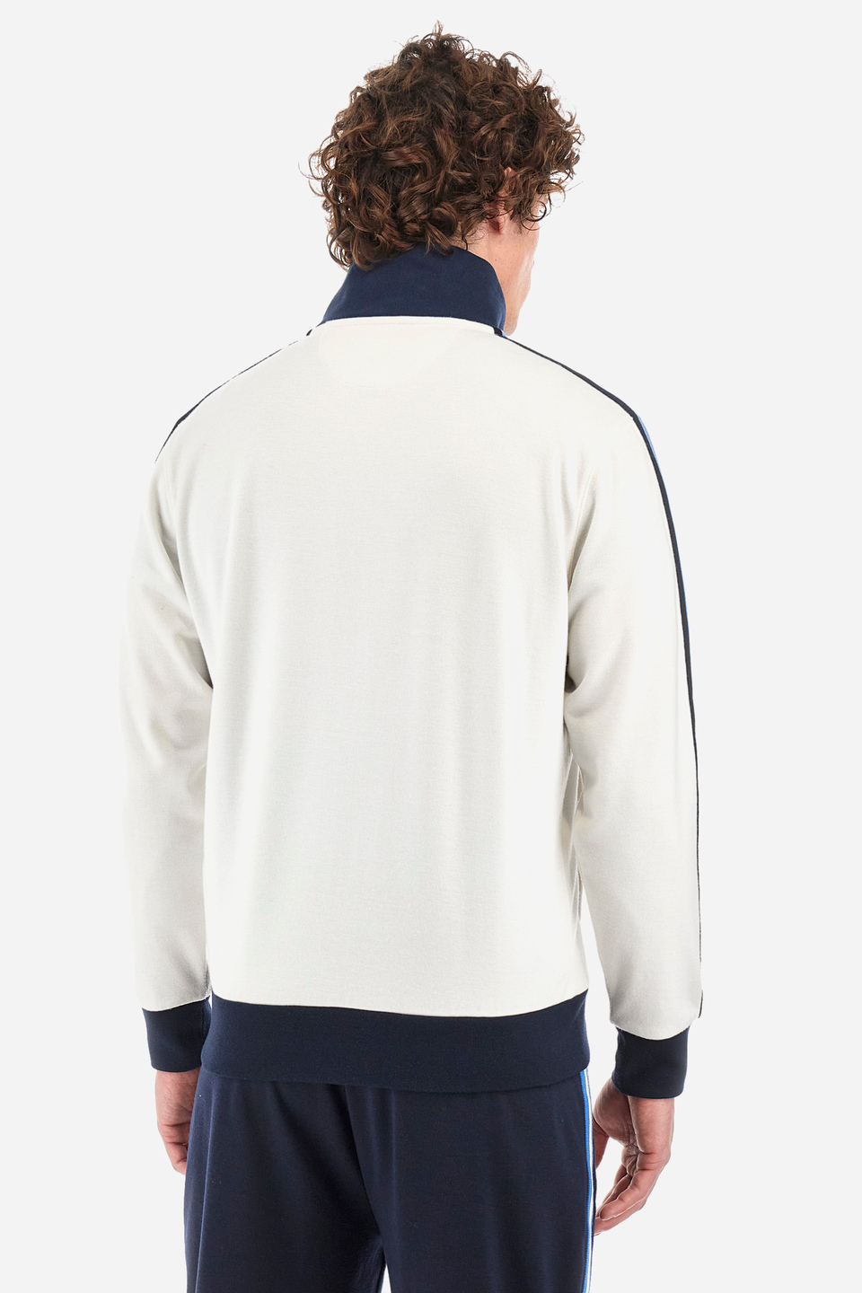 Sweatshirt aus Synthetikgewebe Regular Fit - Yuan | La Martina - Official Online Shop