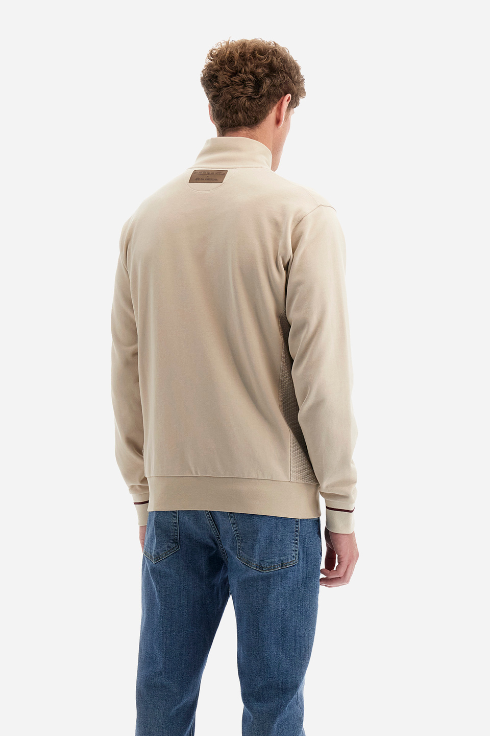 Regular-fit sweatshirt in cotton - Rodas | La Martina - Official Online Shop