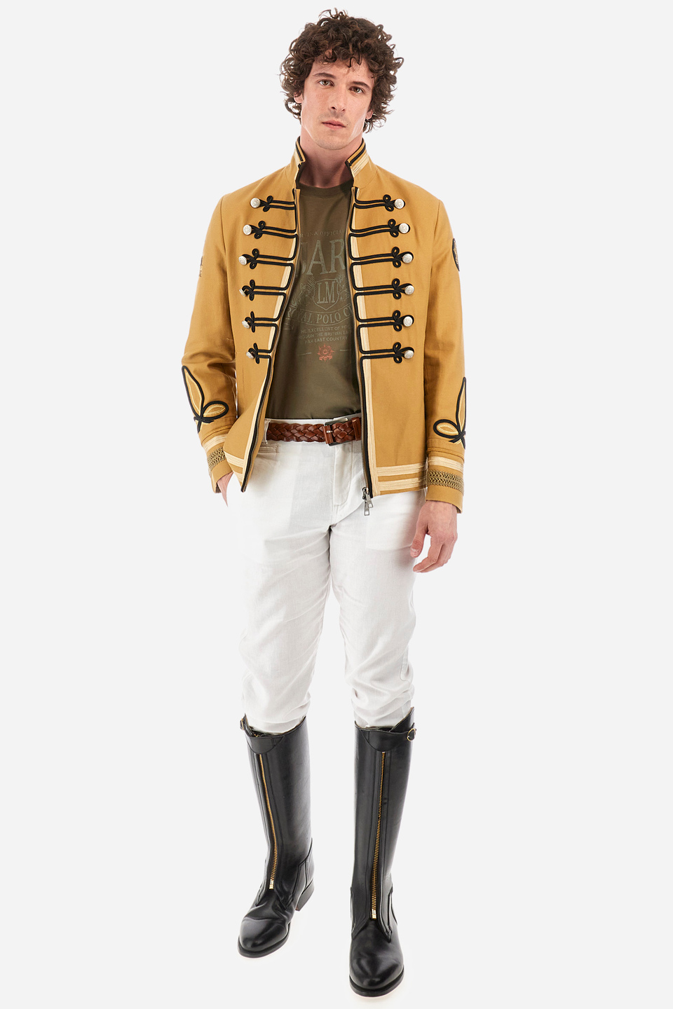 Regular-fit Guards jacket in cotton - Yefim | La Martina - Official Online Shop
