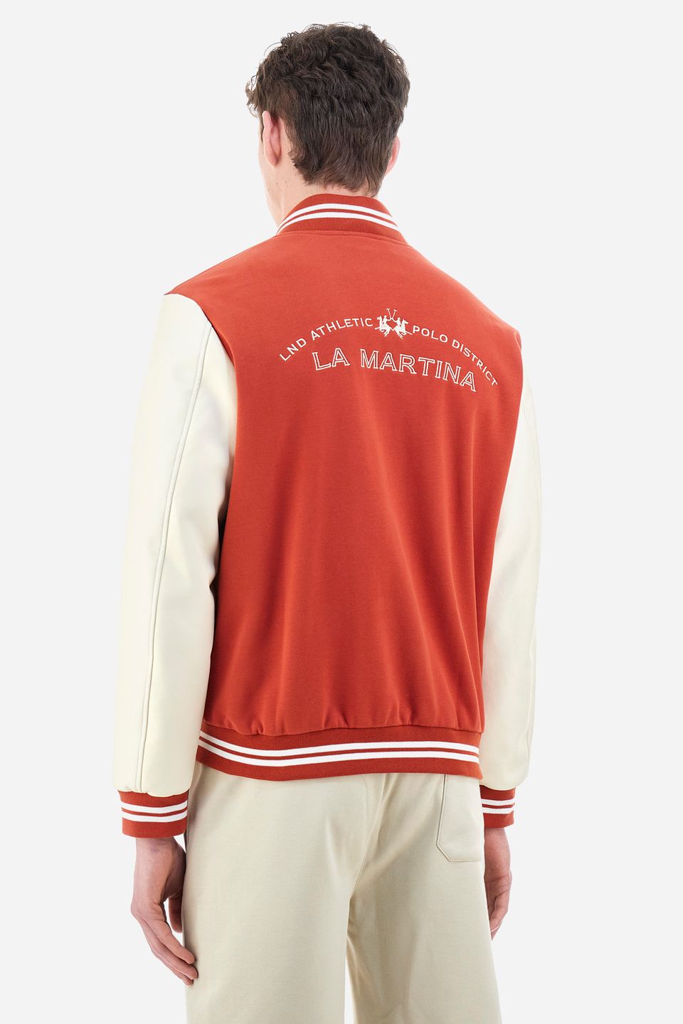Regular fit men's bomber jacket - Yakob | La Martina - Official Online Shop