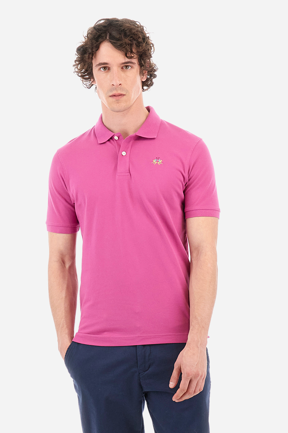 Poloshirt aus Stretch-Baumwolle Slim Fit - Eduardo | La Martina - Official Online Shop