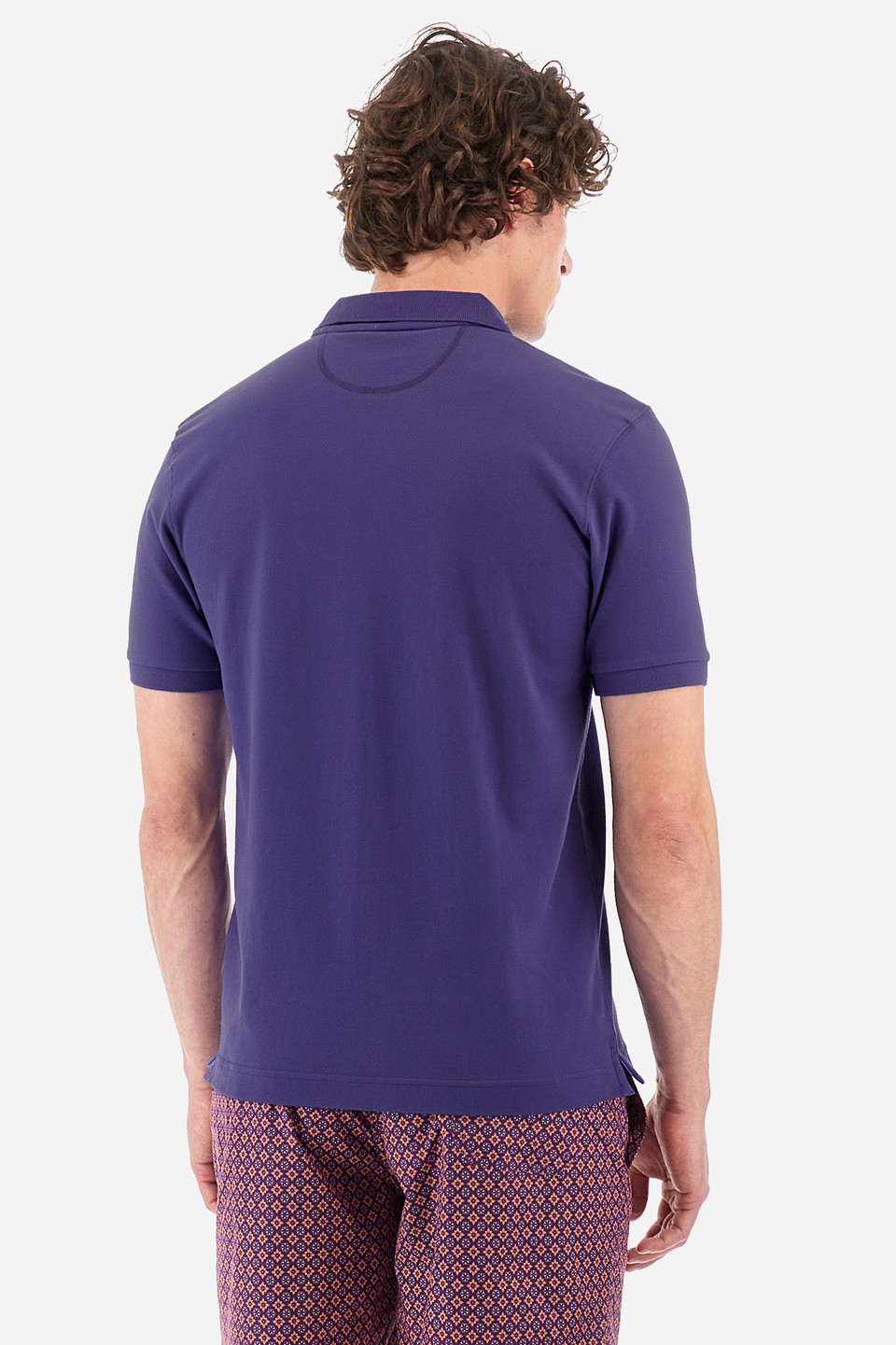 Polo slim fit in cotone elasticizzato - Eduardo | La Martina - Official Online Shop