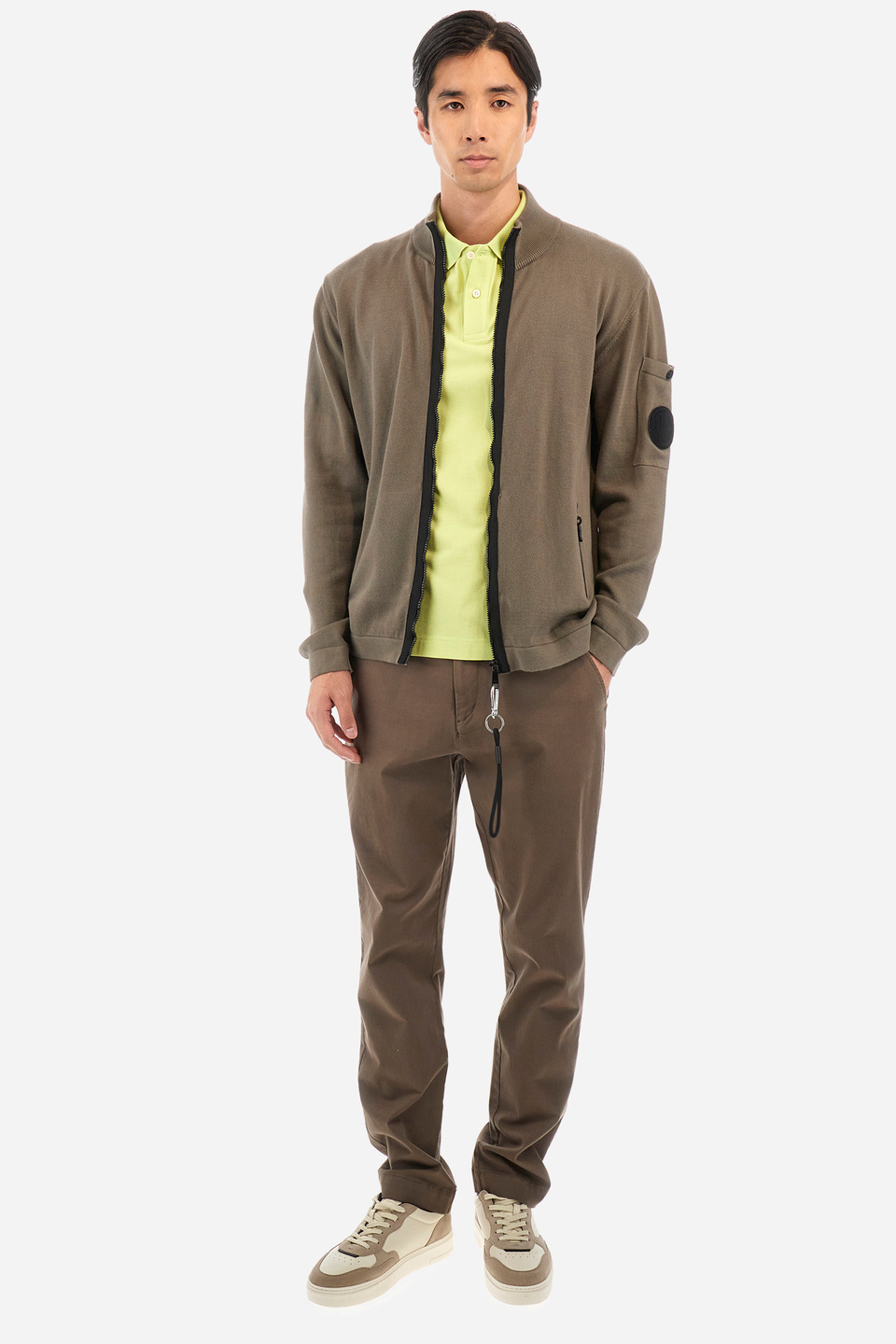 Men's regular fit polo shirt - Yanai Celery Green La Martina | Shop Online