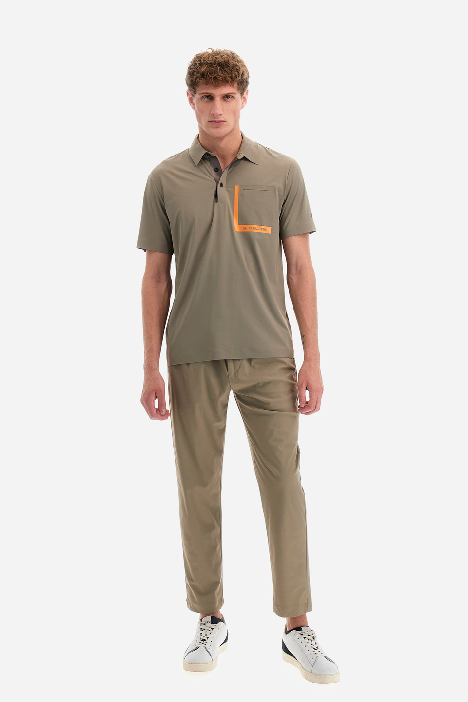 Poloshirt aus Synthetikgewebe Regular Fit - Yorik | La Martina - Official Online Shop