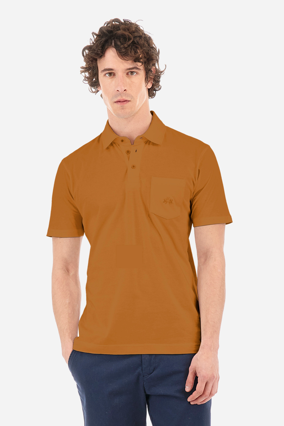 Regular-fit cotton polo shirt - Yedidiah | La Martina - Official Online Shop