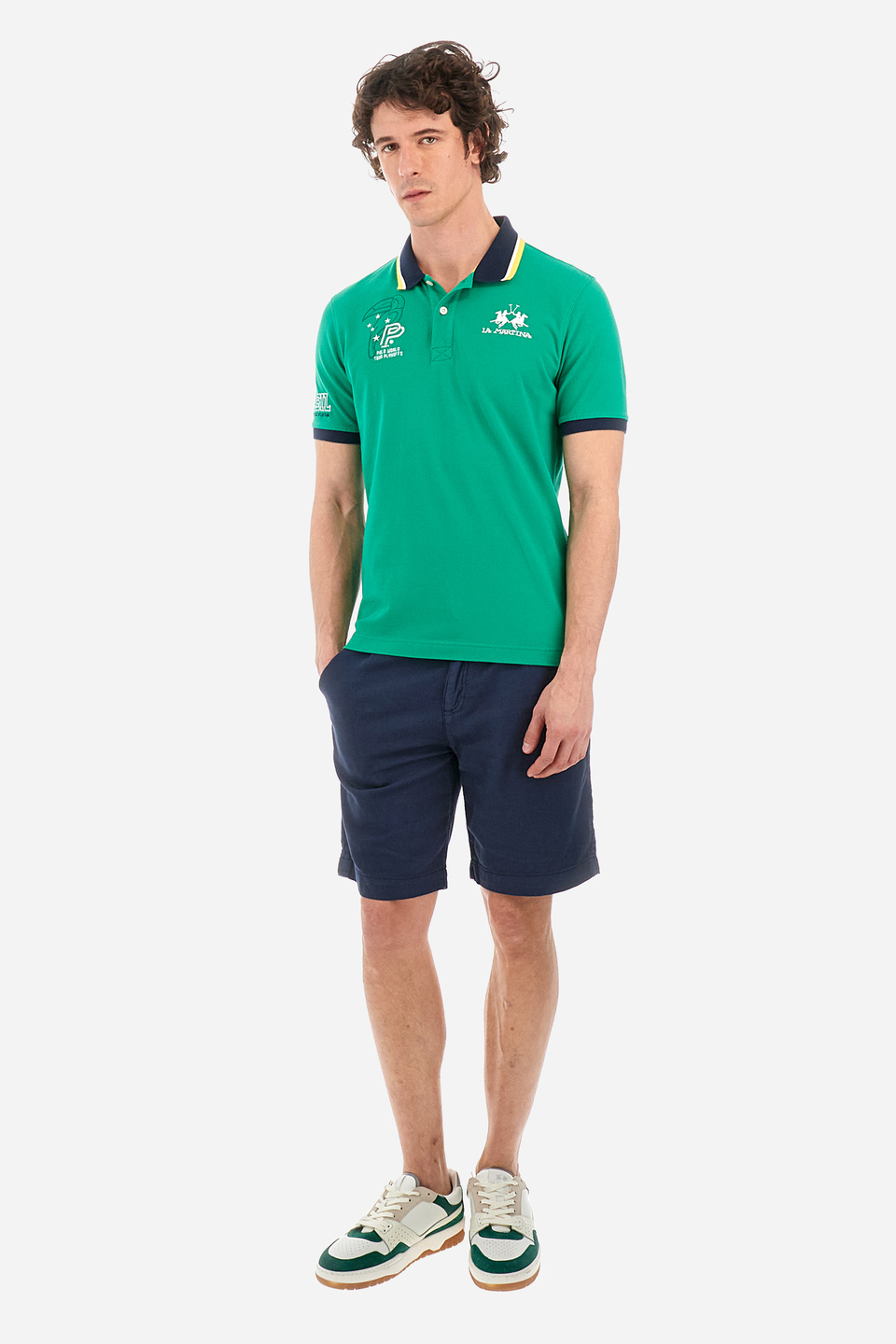 Poloshirt aus Stretch-Baumwolle Regular Fit – Youri | La Martina - Official Online Shop