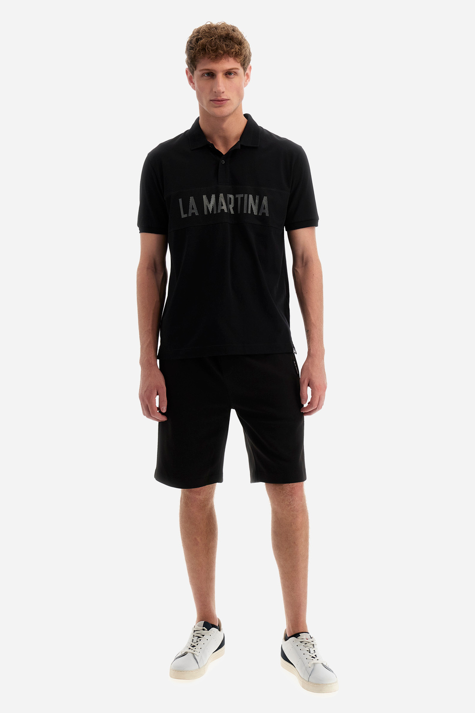 Poloshirt aus Stretch-Baumwolle Regular Fit – Yodrak | La Martina - Official Online Shop
