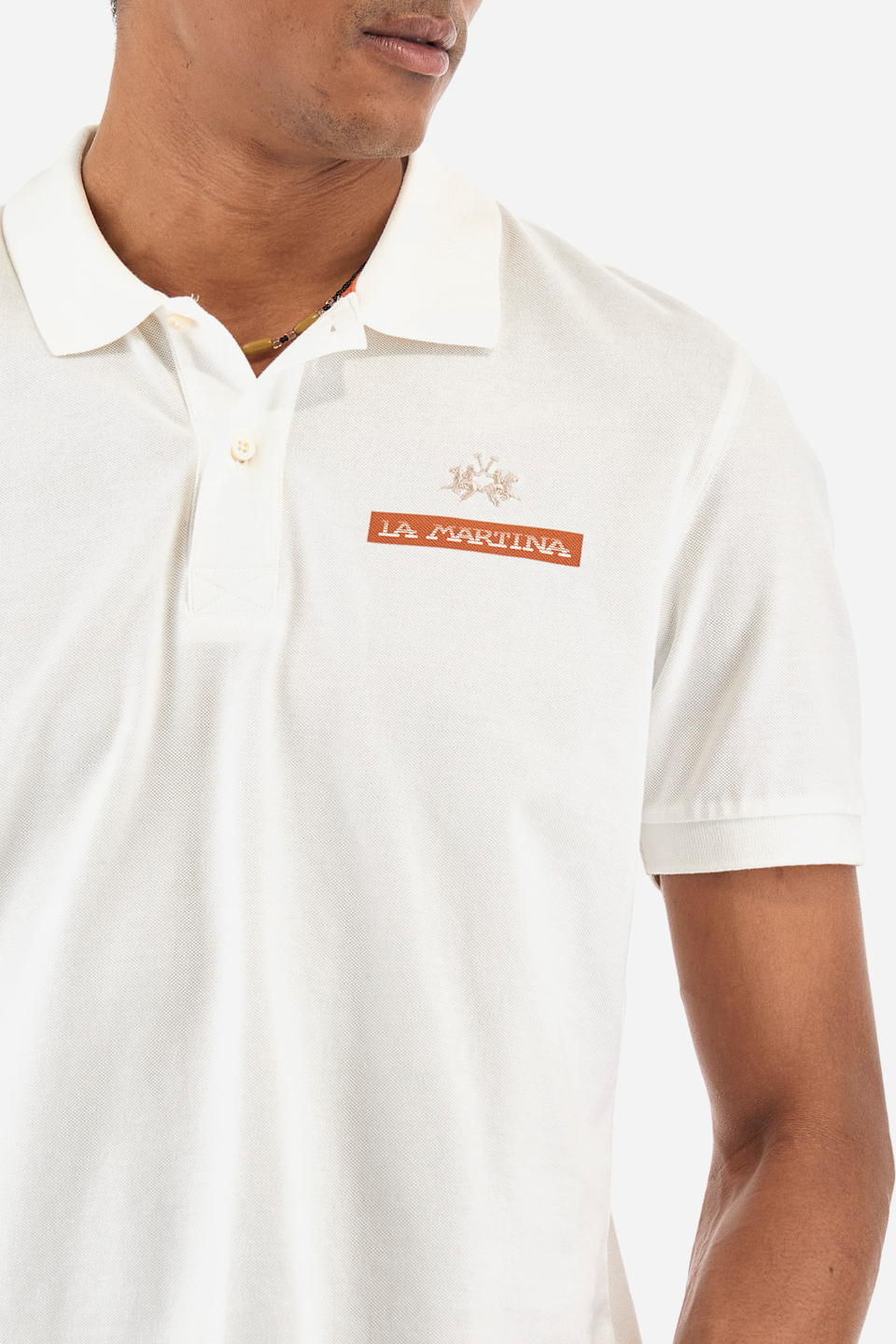 Poloshirt aus Baumwolle Regular Fit – Yooku | La Martina - Official Online Shop