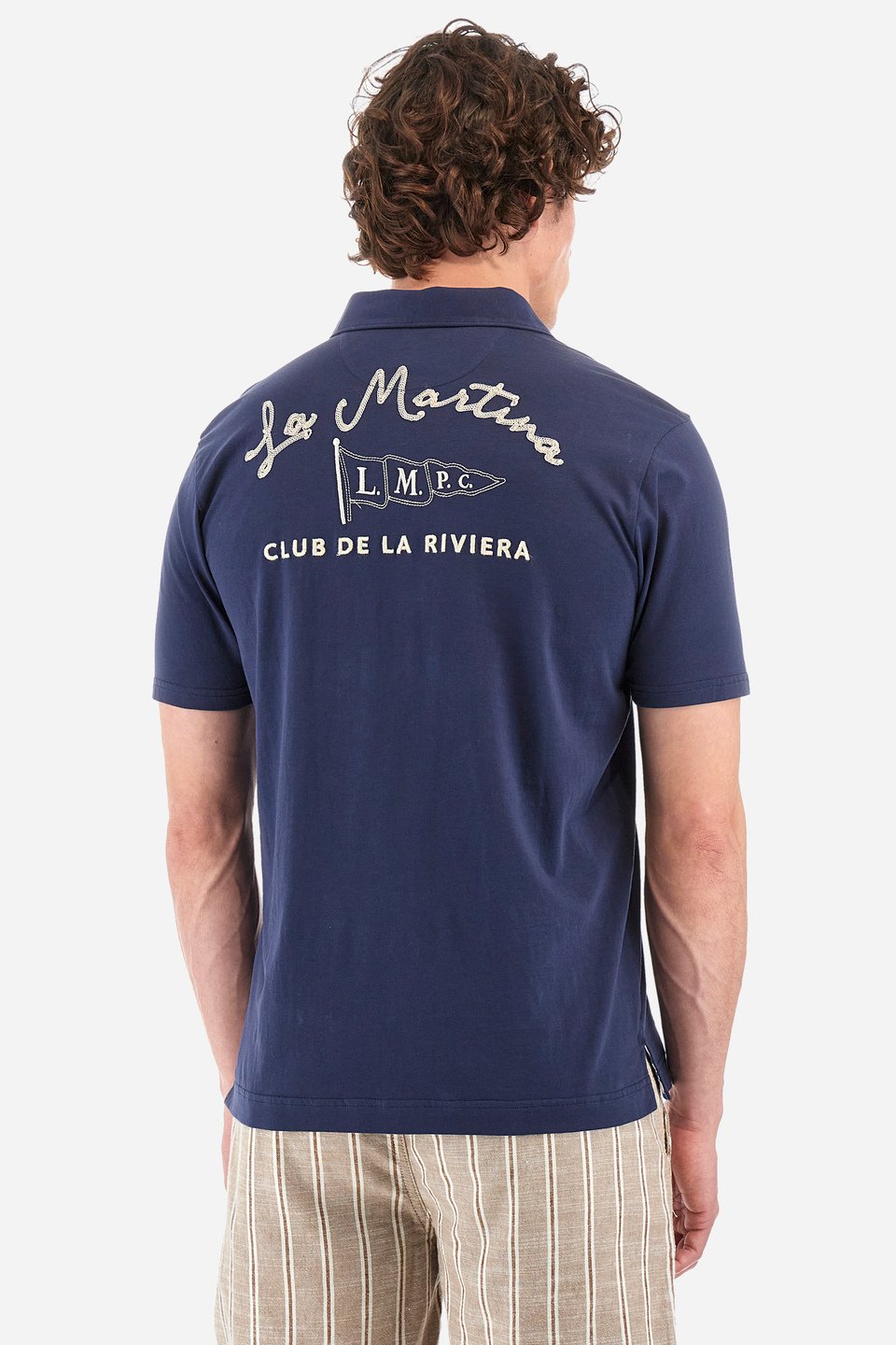 Polo à coupe classique en coton - Yuze | La Martina - Official Online Shop