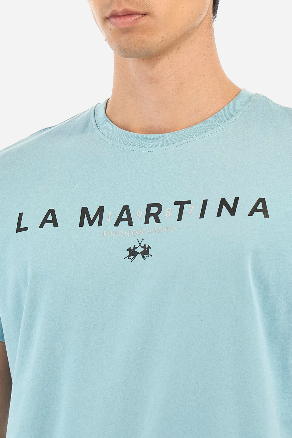 T-shirt da uomo regular fit - Yann | La Martina - Official Online Shop