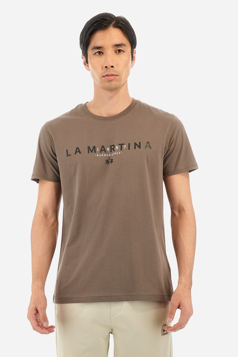 Herren-T-Shirt Regular Fit - Yann | La Martina - Official Online Shop