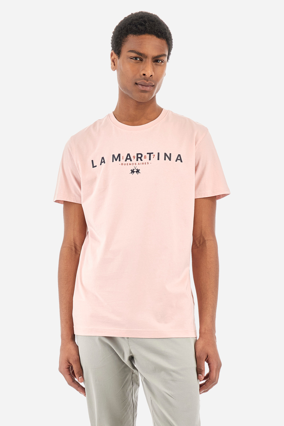Men's regular fit T-shirt - Yann | La Martina - Official Online Shop
