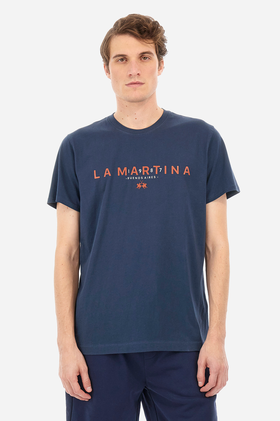 T-shirt da uomo regular fit - Yann | La Martina - Official Online Shop