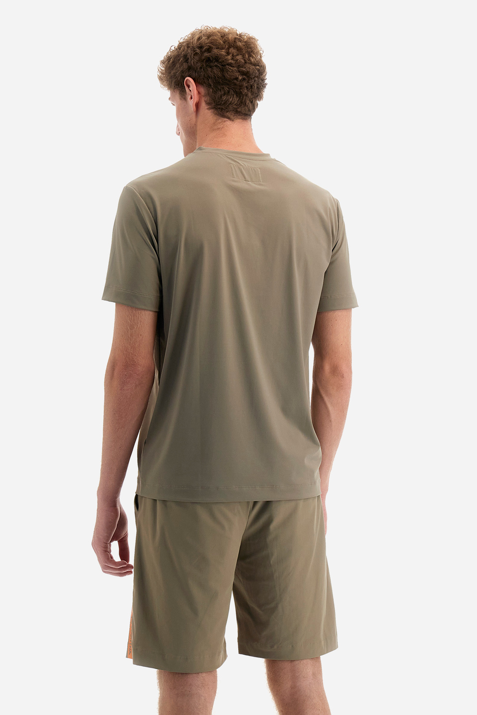T-Shirt aus Synthetikgewebe Regular Fit - Ynyr | La Martina - Official Online Shop