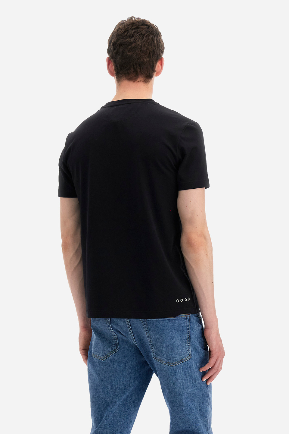 T-shirt coupe classique en coton stretch - Yeshuda | La Martina - Official Online Shop